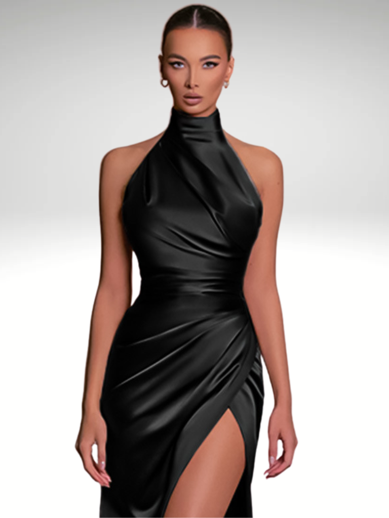SATIN ROYALTY DRESS