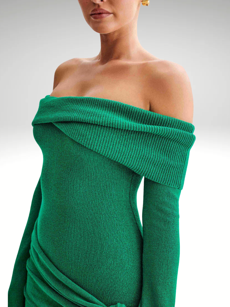 GLAMOUR WRAP MINI DRESS