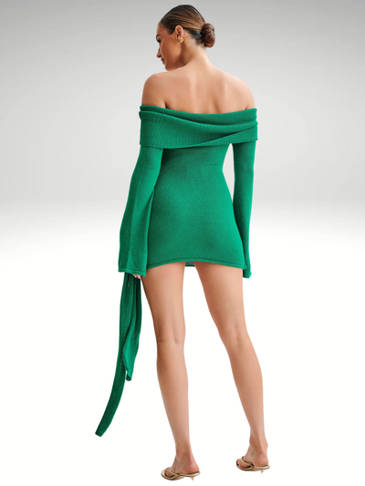 GLAMOUR WRAP MINI DRESS