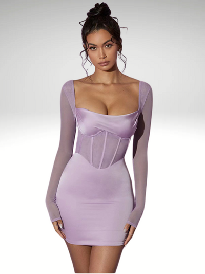 LUXE CORSET MINI DRESS