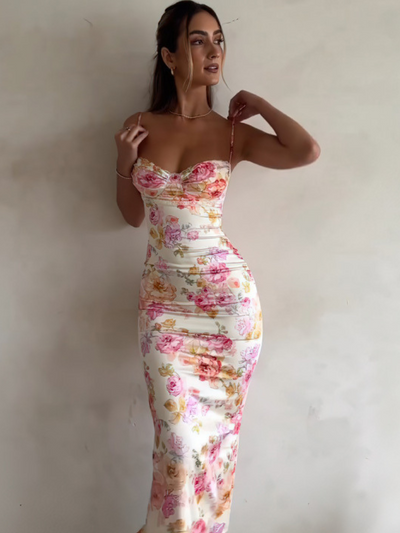 FLEUR DE MINUIT MAXI DRESS