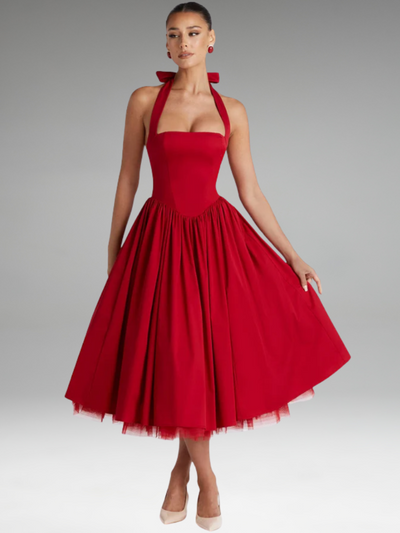 VIVIENNE GRACE MIDI DRESS