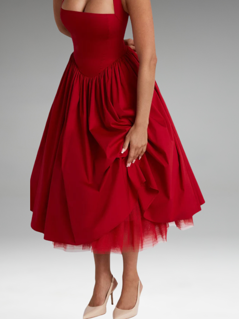 VIVIENNE GRACE MIDI DRESS
