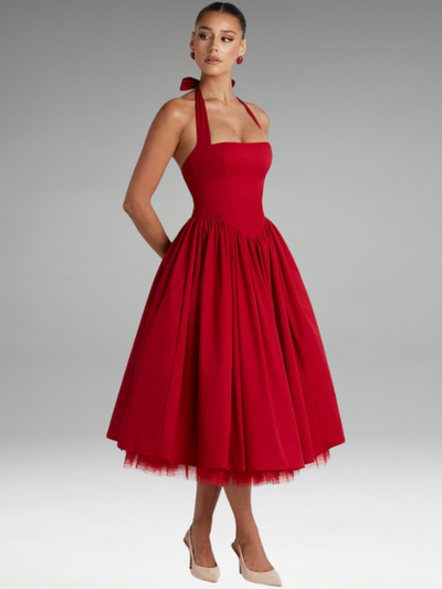 VIVIENNE GRACE MIDI DRESS