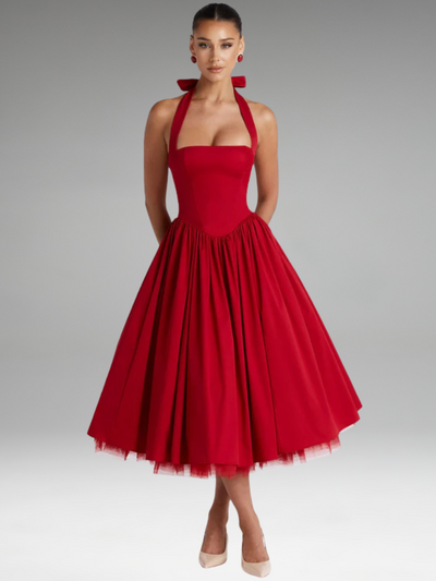 VIVIENNE GRACE MIDI DRESS