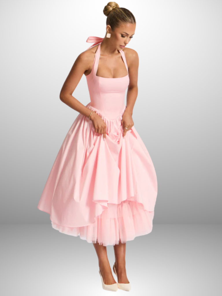 VIVIENNE GRACE MIDI DRESS
