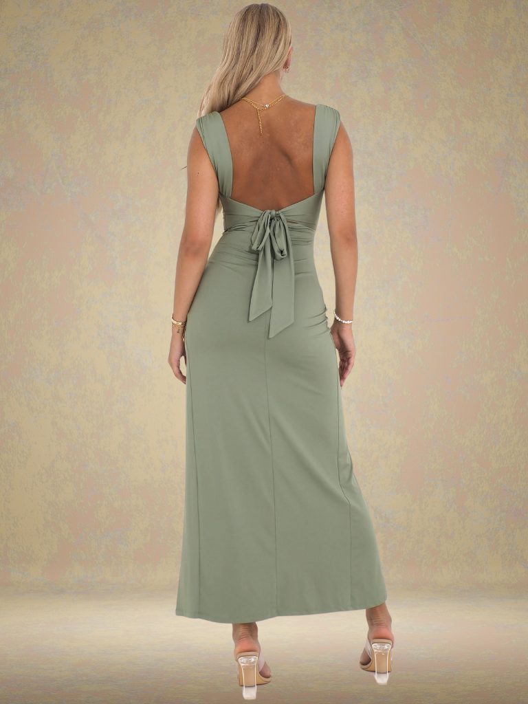 VERDE VIBE MAXI DRESS