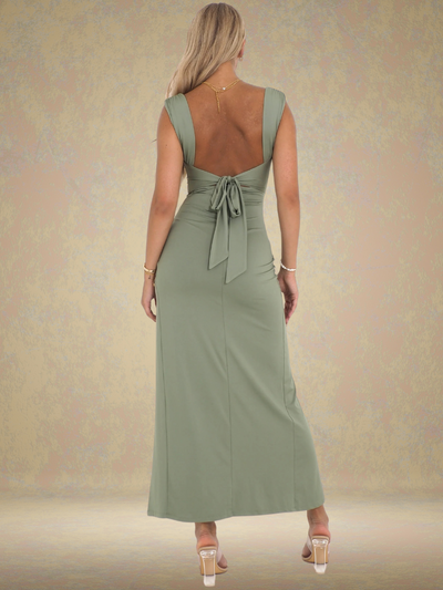 VERDE VIBE MAXI DRESS