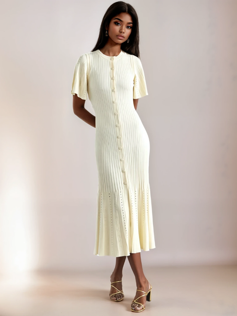 MAISON SERENITY MIDI DRESS