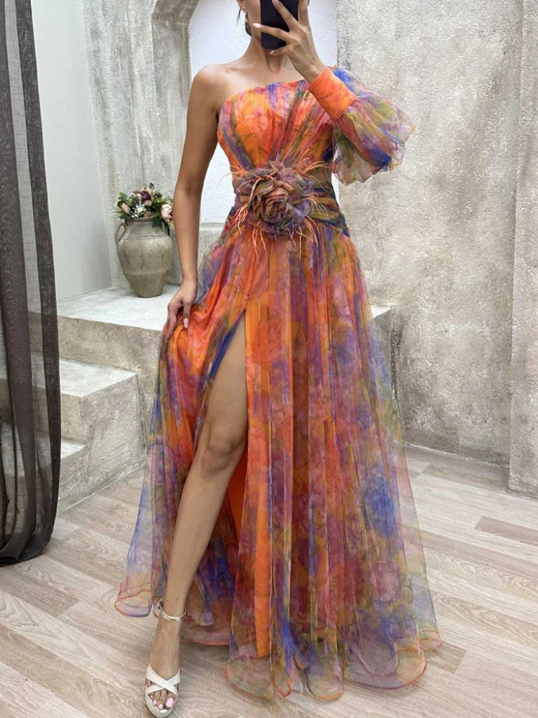 FLEUR MIRAGE MAXI DRESS