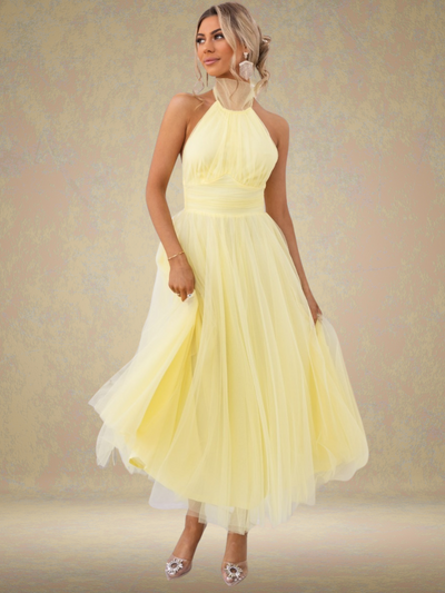 VIOLET VISION TULLE DRESS