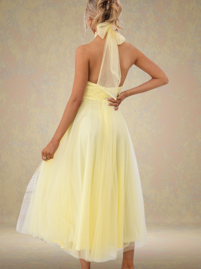 VIOLET VISION TULLE DRESS