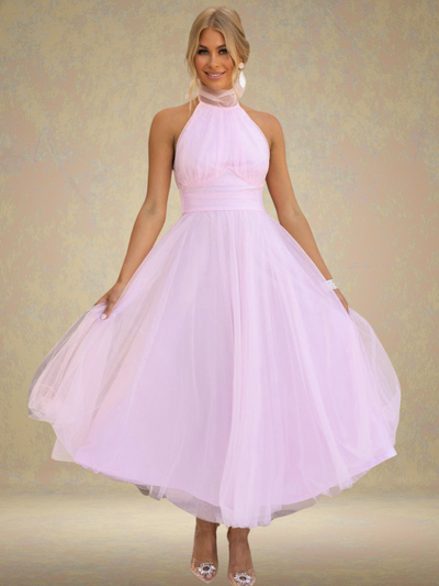 VIOLET VISION TULLE DRESS