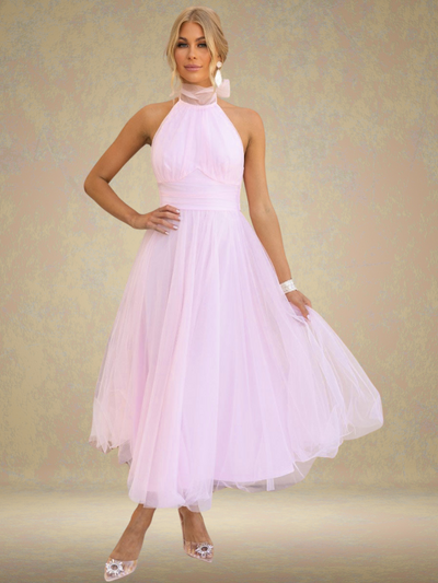 VIOLET VISION TULLE DRESS