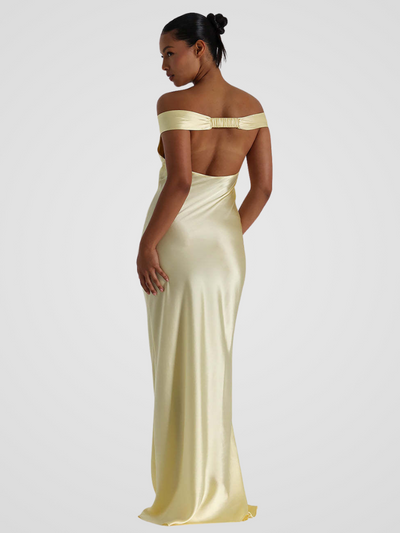 ÉLIORA SATIN MAXI DRESS