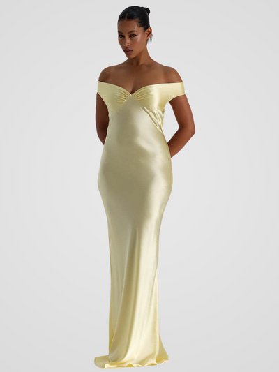 ÉLIORA SATIN MAXI DRESS