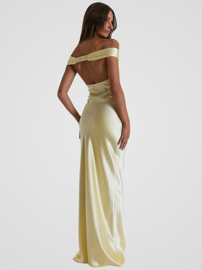 ÉLIORA SATIN MAXI DRESS