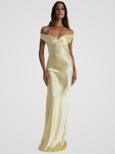 ÉLIORA SATIN MAXI DRESS