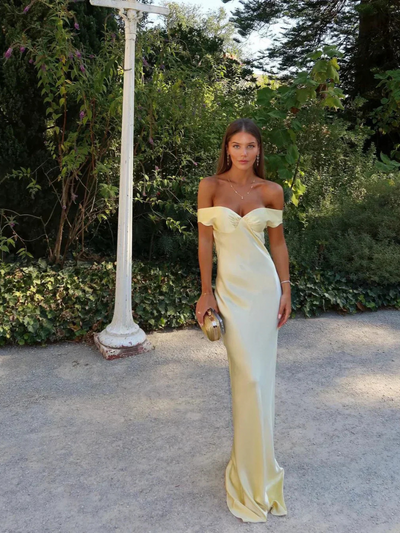 ÉLIORA SATIN MAXI DRESS
