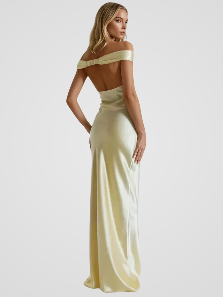 ÉLIORA SATIN MAXI DRESS