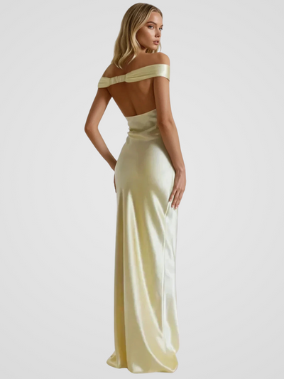 ÉLIORA SATIN MAXI DRESS