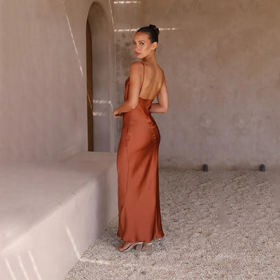 Solandra – Long Satin Dress