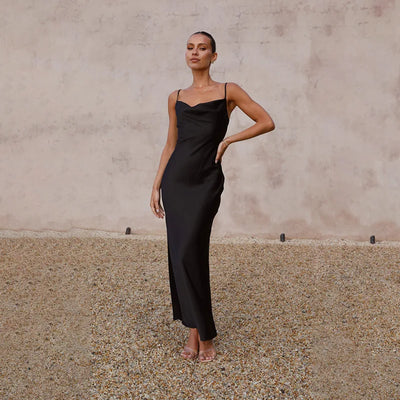 Solandra – Long Satin Dress