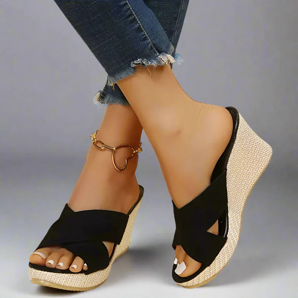 Ernestine | Stylish Wedge Sandals for Maximum Comfort