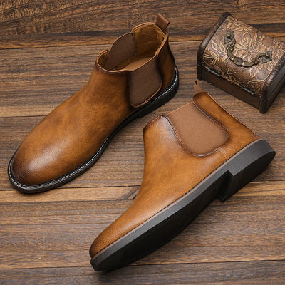 Robert - Timeless Chelsea Leather Boots
