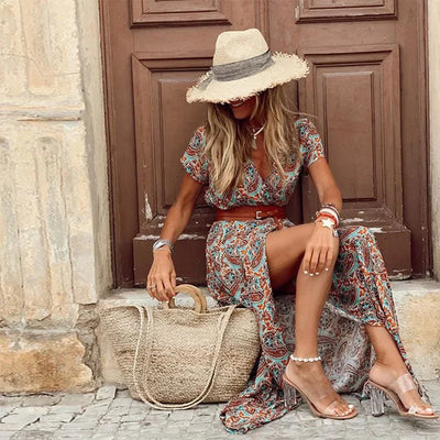 Luna® | Elegant Bohemian Maxi Dress