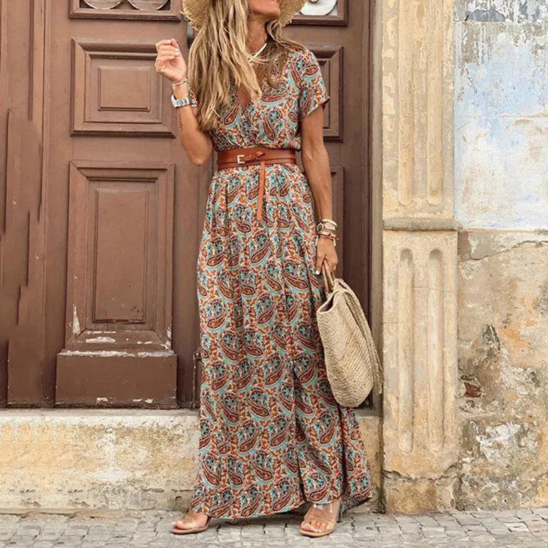Luna® | Elegant Bohemian Maxi Dress