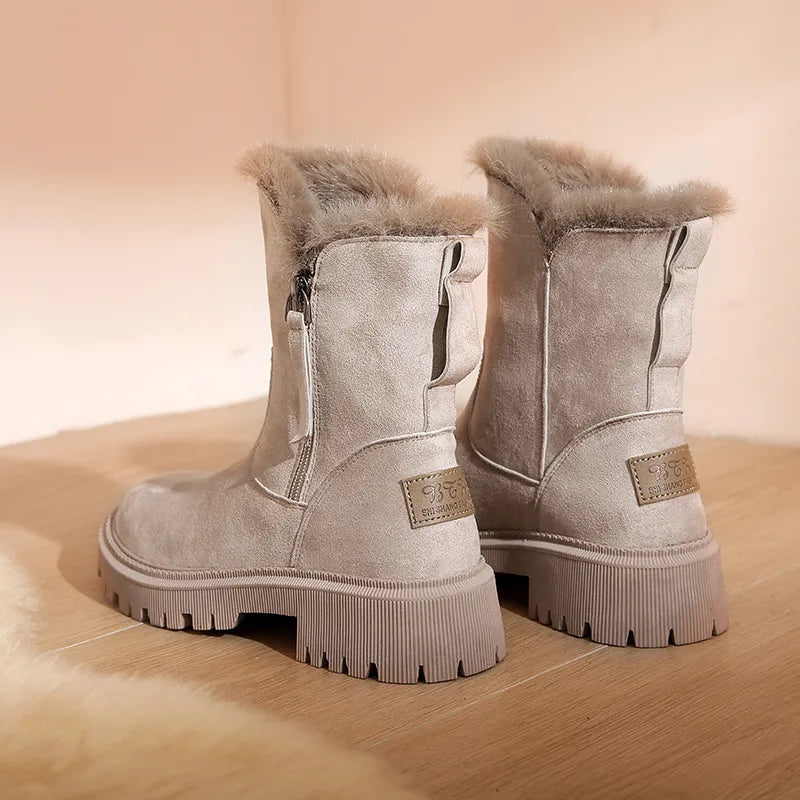 Daisy – Warm Furry Snow Boots for Women