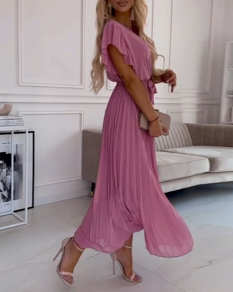Malia | Elegant Pleated Dress