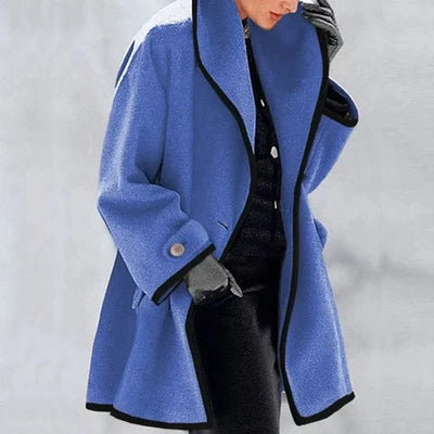 Emma - Women’s Cozy Winter Woolen Trench Coat