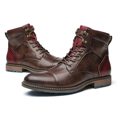 David - Retro Oxford Leather Boots