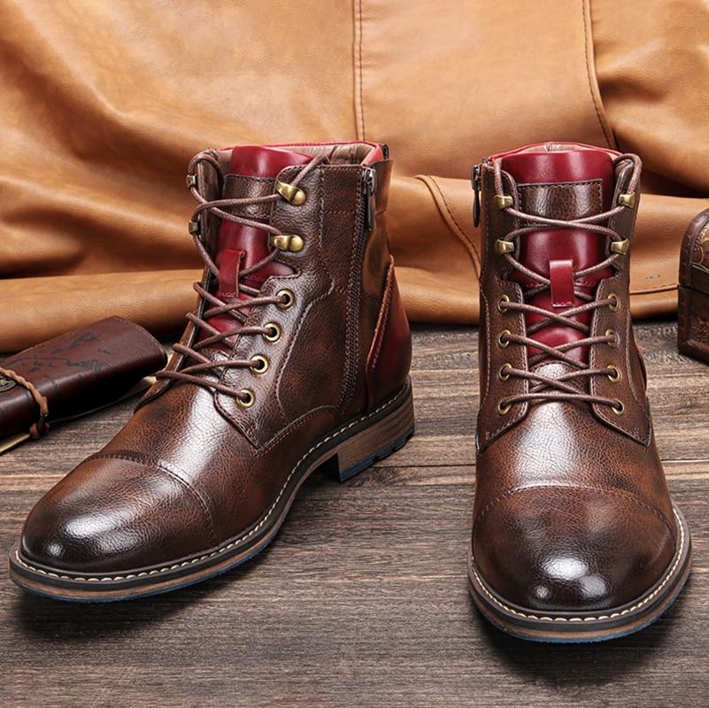 David - Retro Oxford Leather Boots