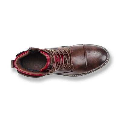 David - Retro Oxford Leather Boots