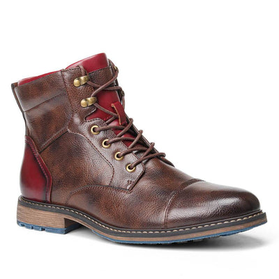 David - Retro Oxford Leather Boots