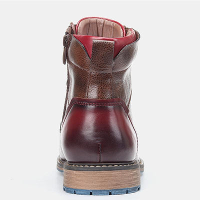 David - Retro Oxford Leather Boots