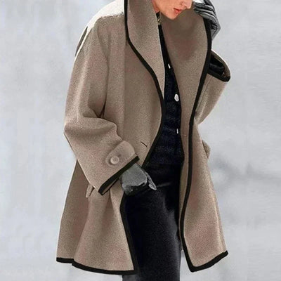 Emma - Women’s Cozy Winter Woolen Trench Coat