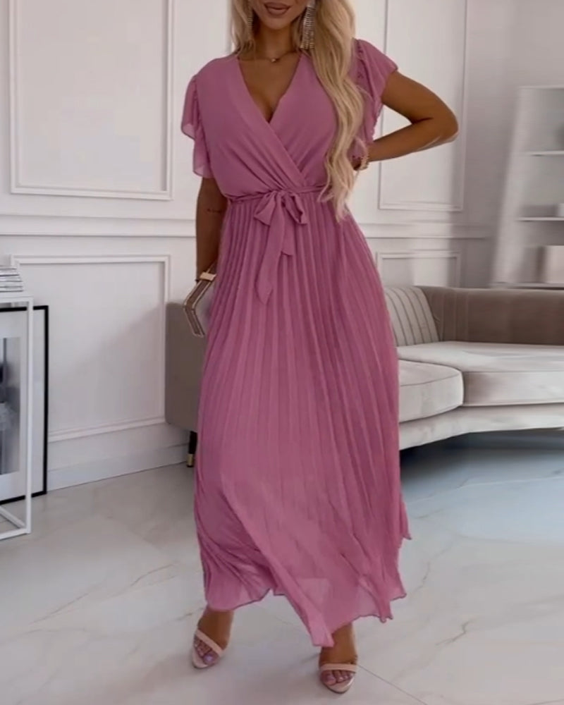 Malia | Elegant Pleated Dress