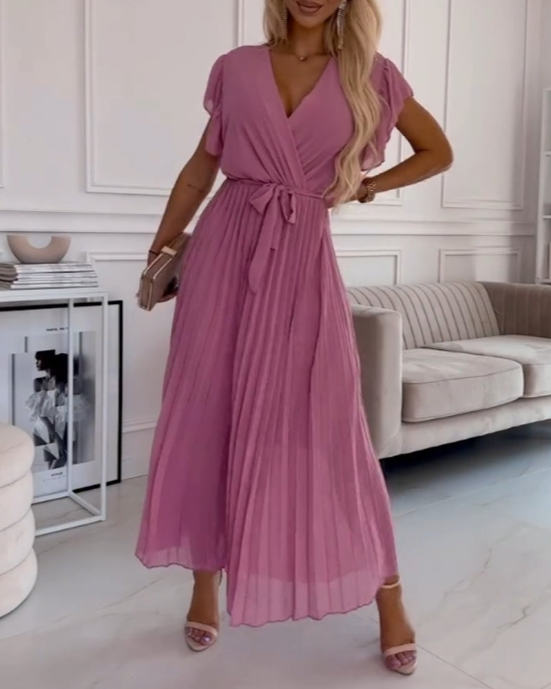 Malia | Elegant Pleated Dress
