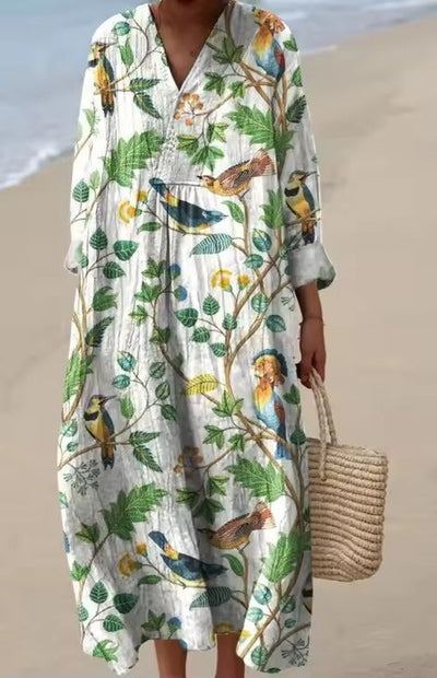Emily – Casual Long Floral Dress