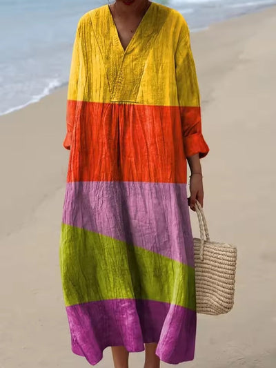 Emily – Casual Long Floral Dress