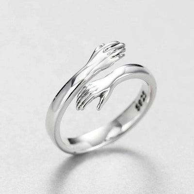 McKenna - Creative Silver Hug Rings for Women