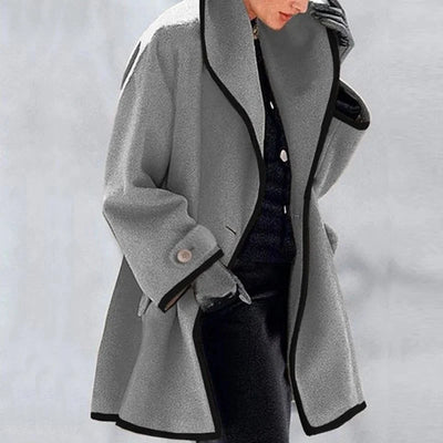 Emma - Women’s Cozy Winter Woolen Trench Coat