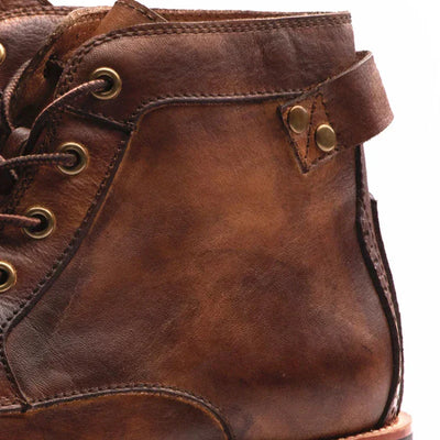 James - Retro High Men's Leather Shoes