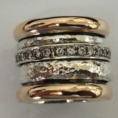 Darcie - Timeless Vintage Thick Gold Ring