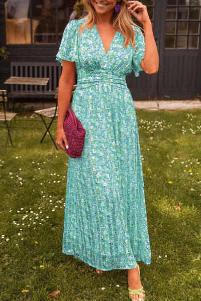 Pauline - Long Floral Pattern Dress