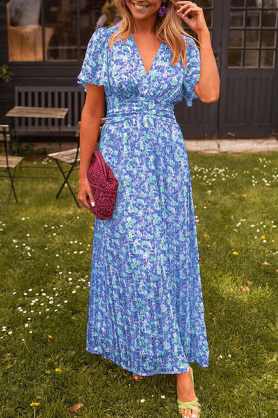 Pauline - Long Floral Pattern Dress